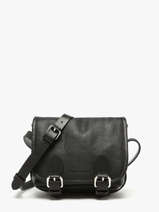 Cross Body Tas Eclipse Leder Paul marius Zwart eclipse LOULOUS